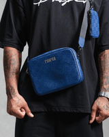 PROPER MONOGRAM MESSENGER BAG BLUE - Proper Streetwear