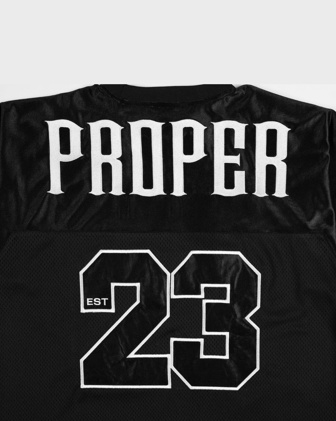 PROPER MVP JERSEY BLACK/WHITE - Proper Streetwear