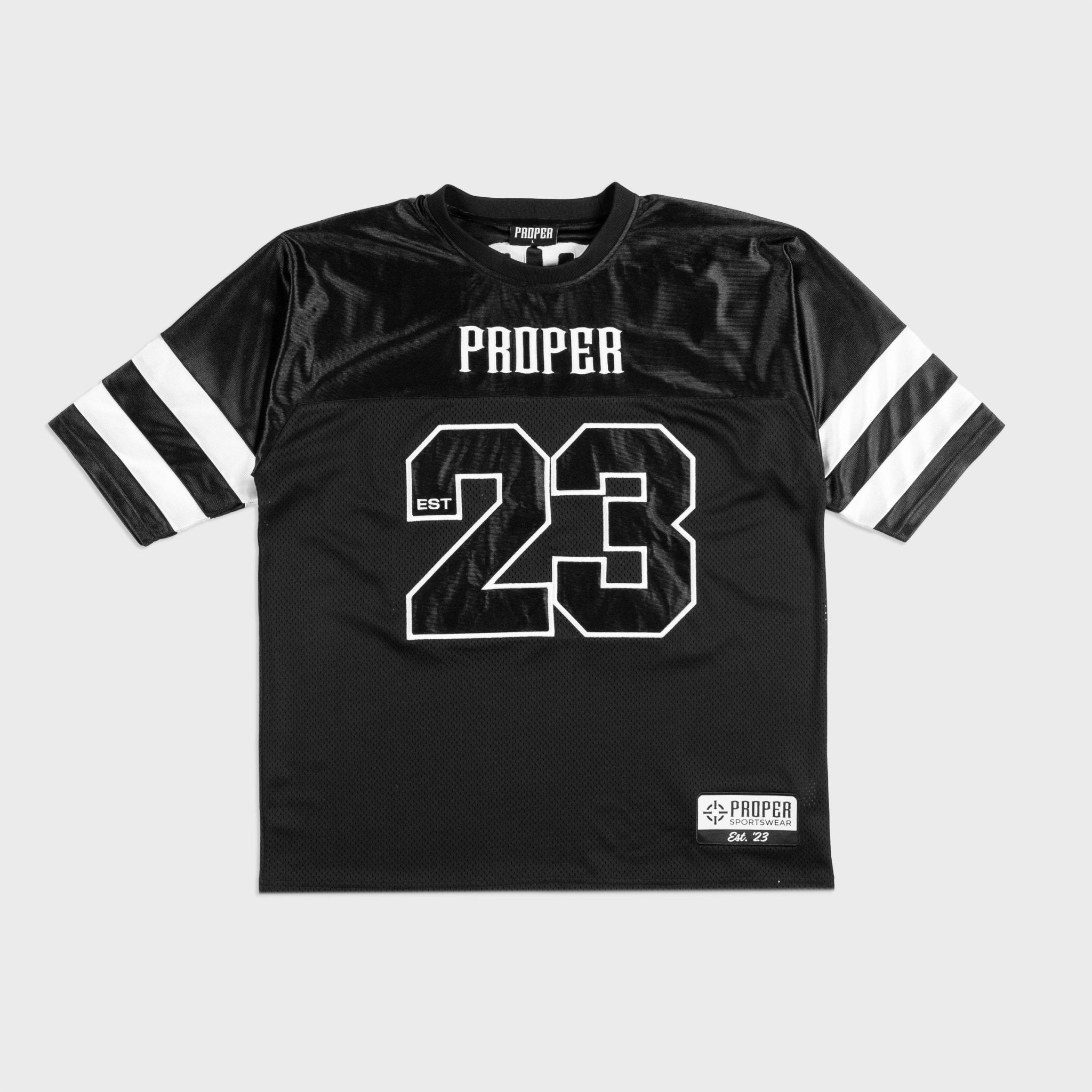 PROPER MVP JERSEY BLACK/WHITE - Proper Streetwear