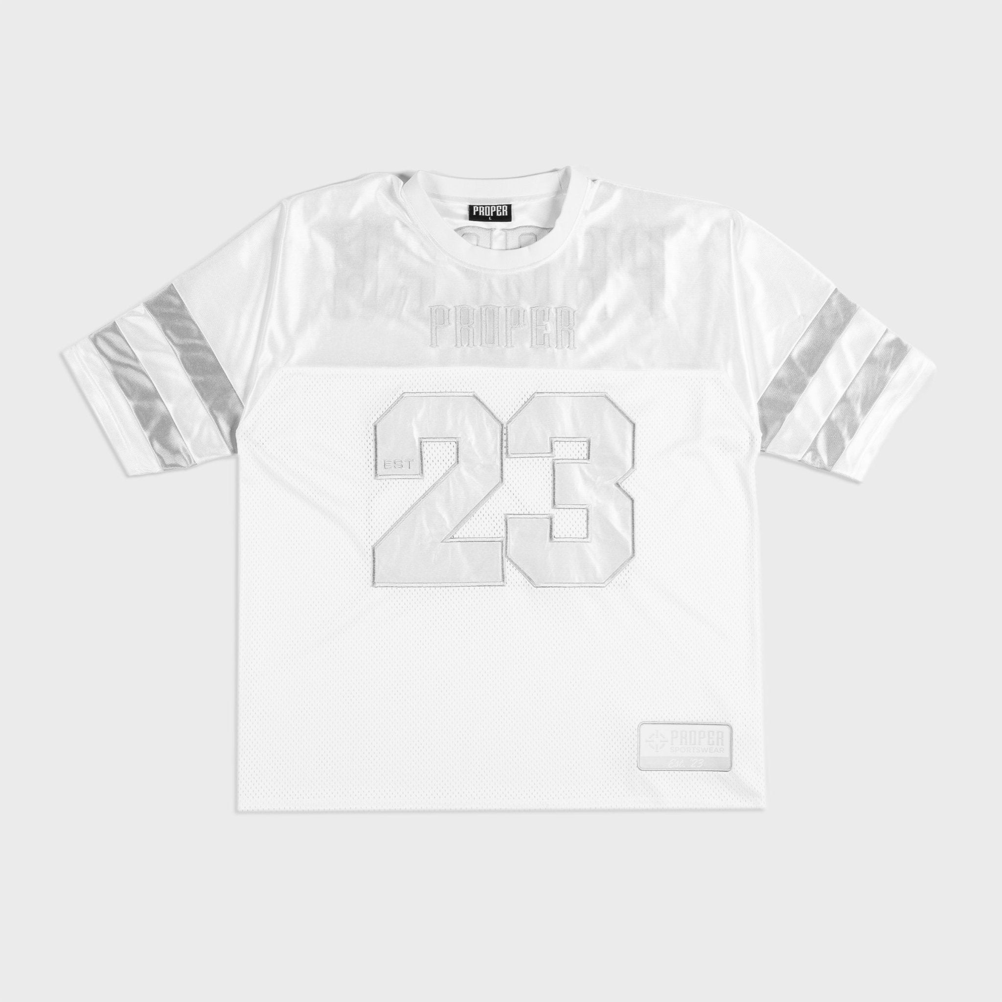 PROPER MVP JERSEY WHITE/GREY - Proper Streetwear