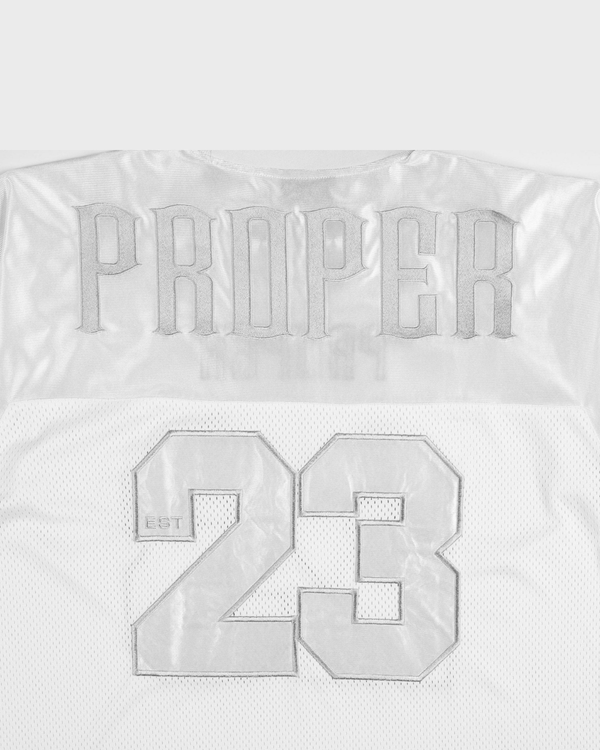 PROPER MVP JERSEY WHITE/GREY - Proper Streetwear