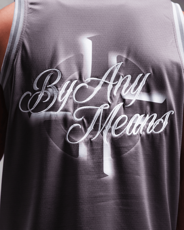 PROPER OFFSET BASKETBALL JERSEY CHARCOAL - Proper Streetwear