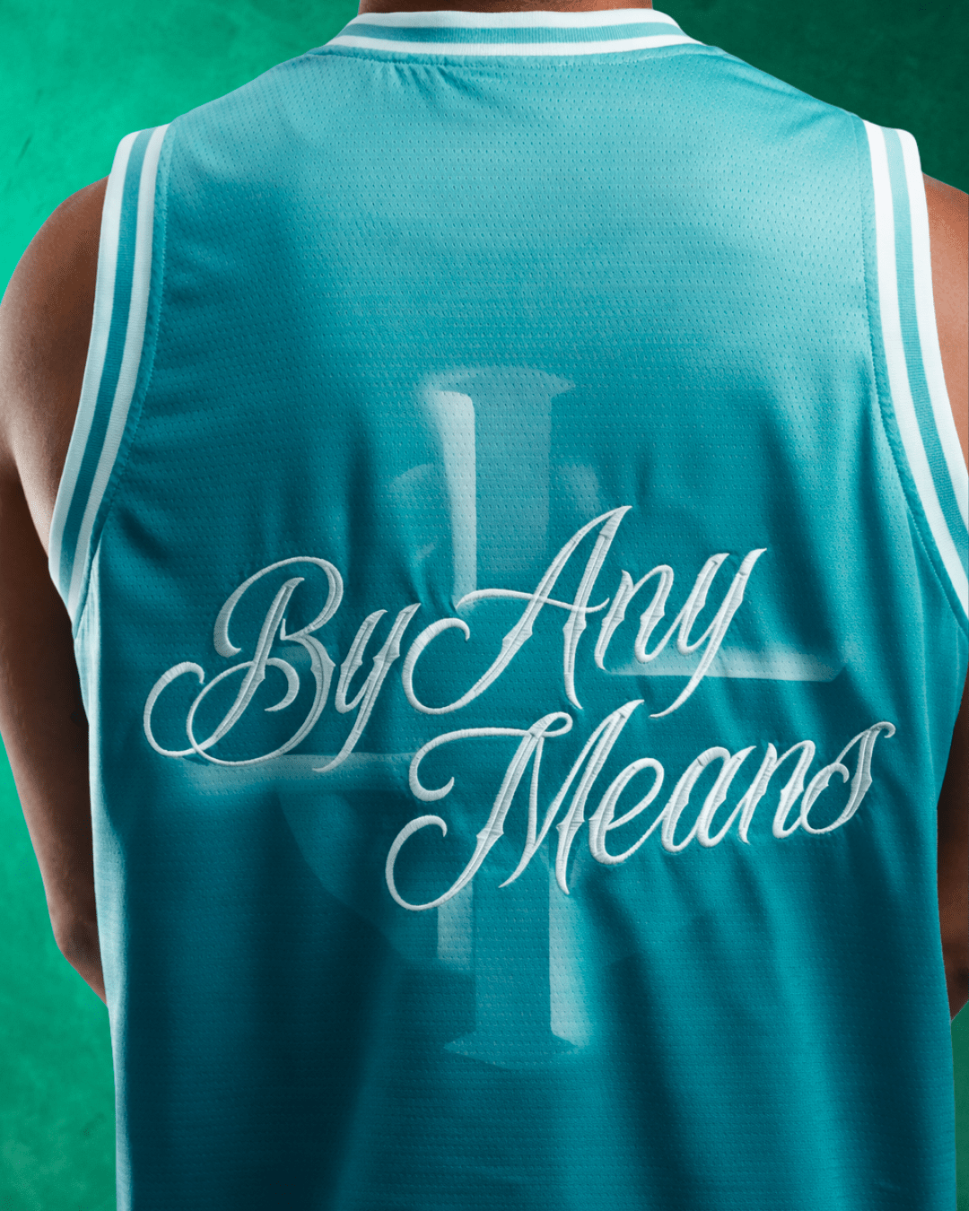 PROPER OFFSET BASKETBALL JERSEY CYAN - Proper Streetwear