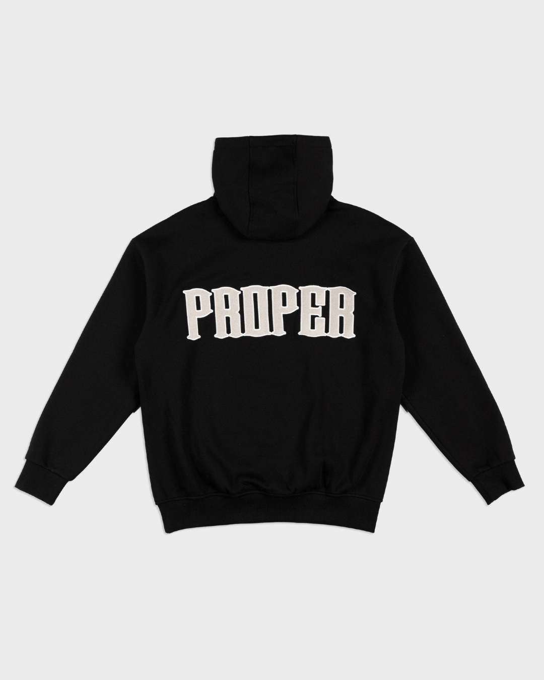 PROPER OG HOODIE BLACK - Proper Streetwear