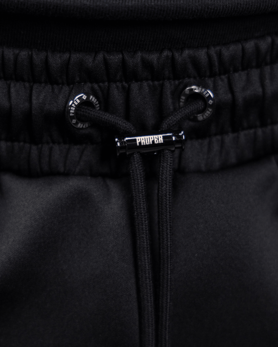 PROPER OG MONOGRAM SHORTS BLACK - Proper Streetwear