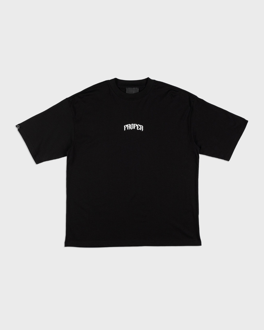 PROPER OG OVERSIZED TEE BLACK/WHITE - Proper Streetwear