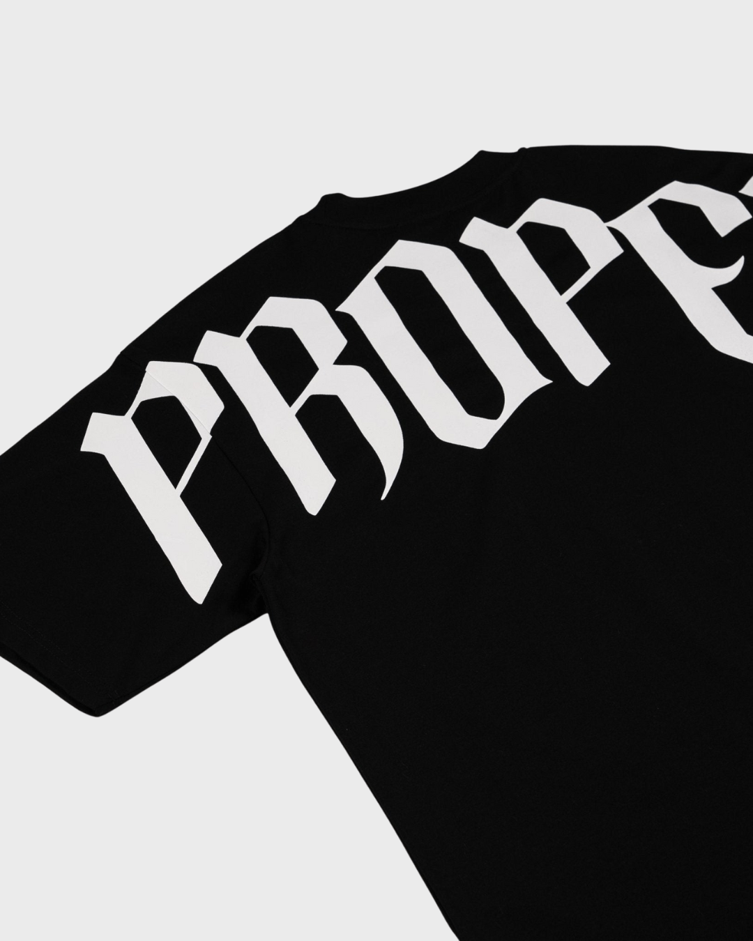 PROPER OG OVERSIZED TEE BLACK/WHITE - Proper Streetwear