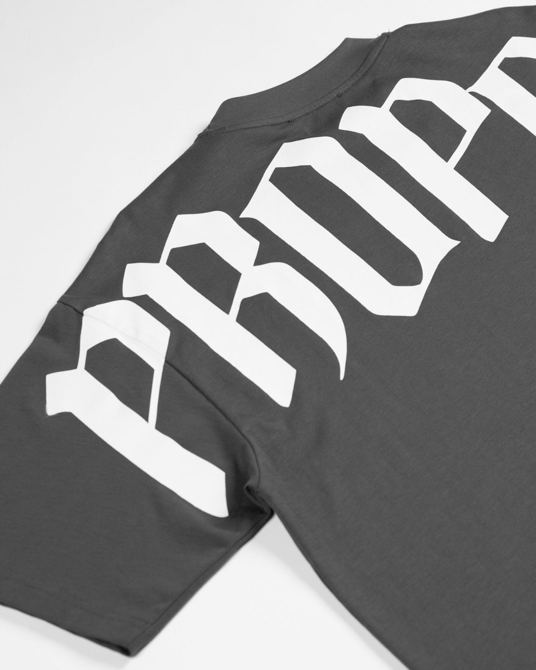 PROPER OG OVERSIZED TEE CHARCOAL/WHITE - Proper Streetwear