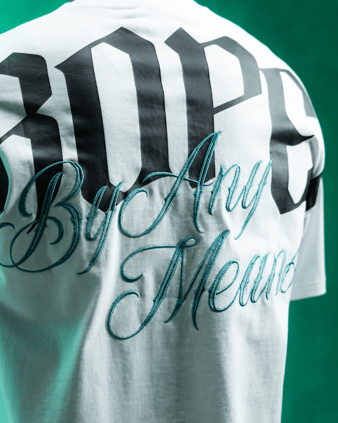 PROPER OG STATUS OVERSIZED TEE WHITE/CYAN - Proper Streetwear