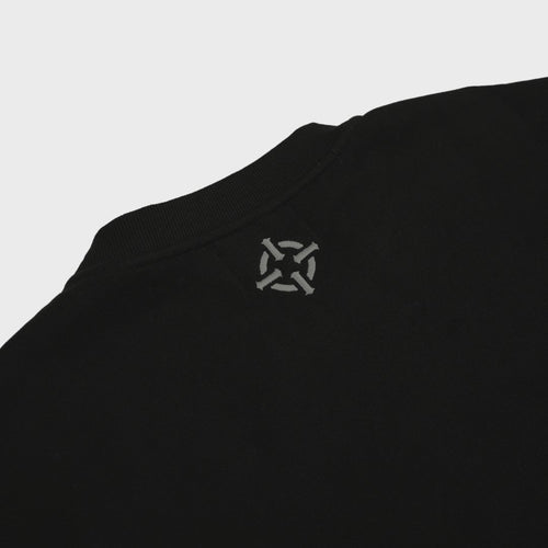 PROPER OUTLINE CREWNECK BLACK - Proper Streetwear