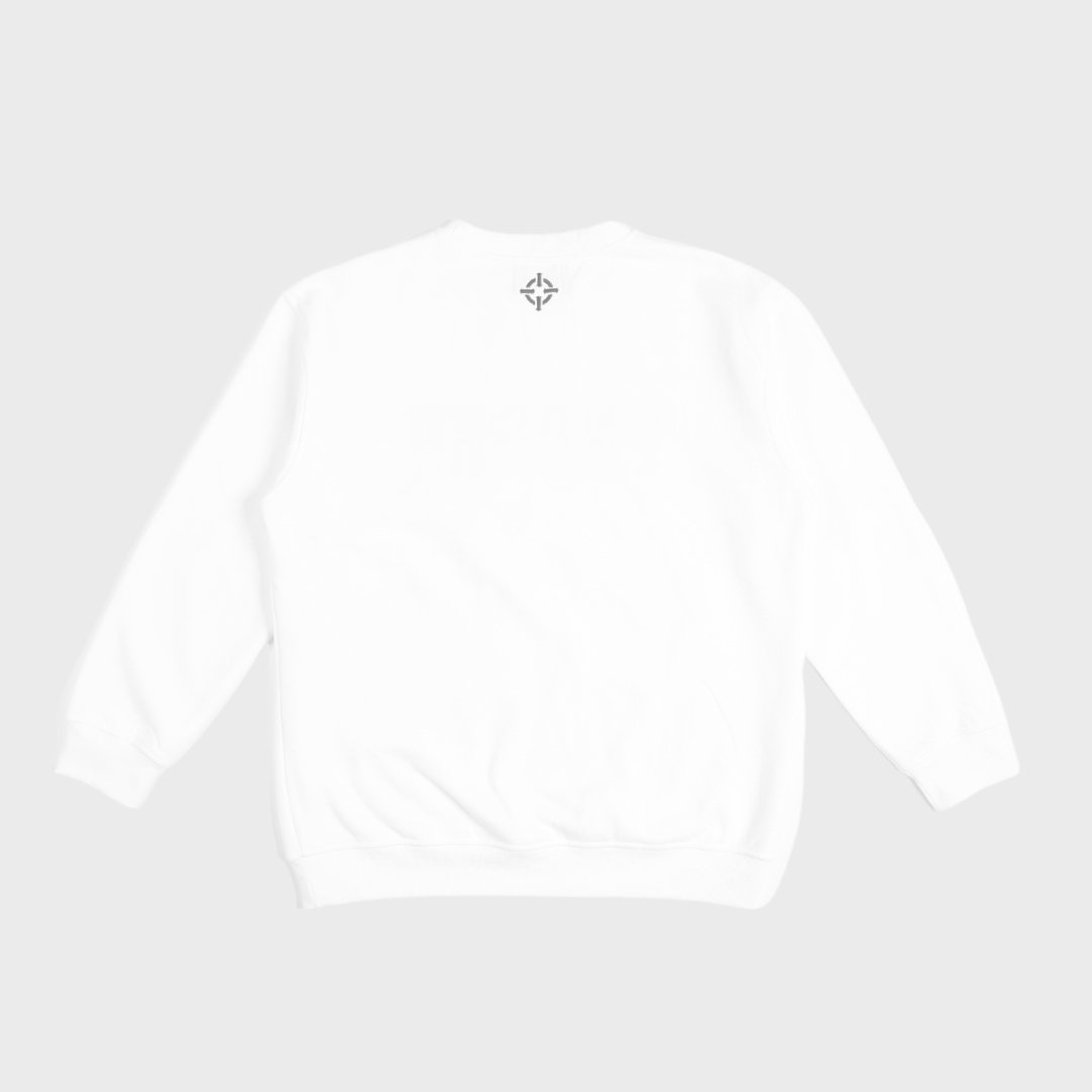 PROPER OUTLINE CREWNECK WHITE