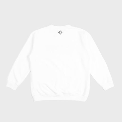 PROPER OUTLINE CREWNECK WHITE - Proper Streetwear