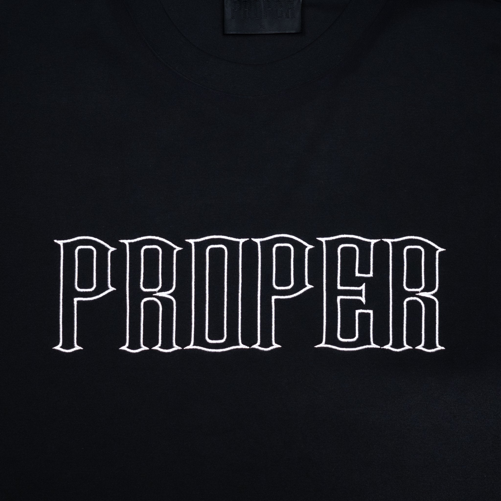 PROPER OUTLINE FITTED TEE - Proper Streetwear