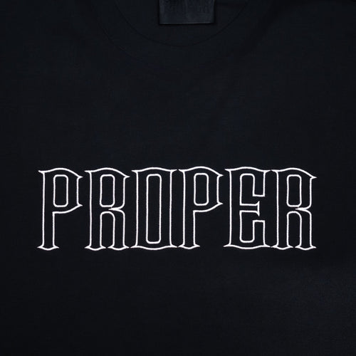 PROPER OUTLINE FITTED TEE - Proper Streetwear