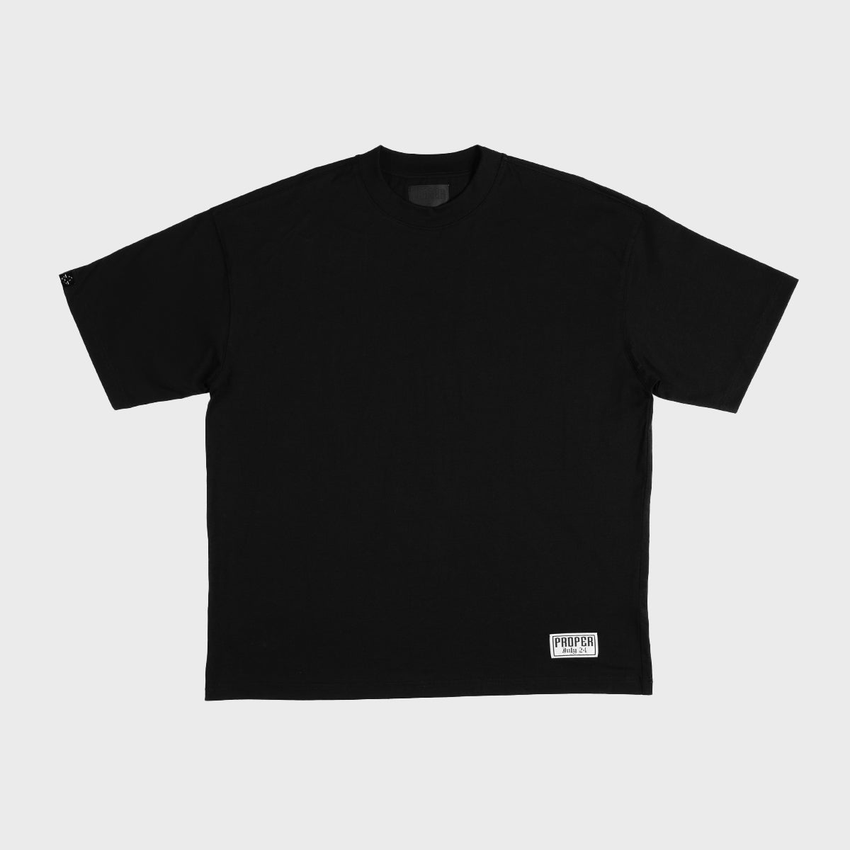 PROPER OVERSIZED OUTLINE TEE BLACK - Proper Streetwear