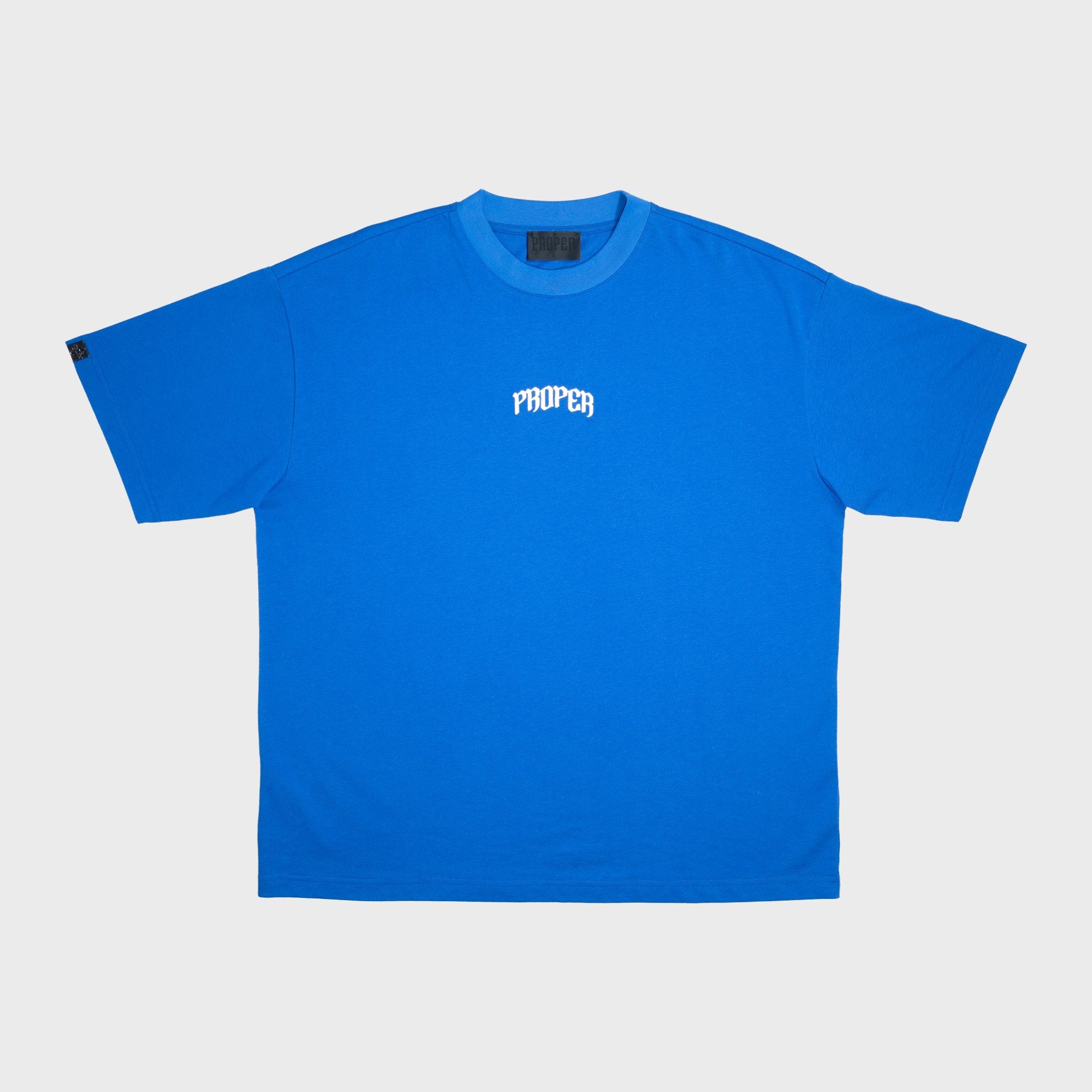 PROPER OVERSIZED OUTLINE TEE BLUE - Proper Streetwear