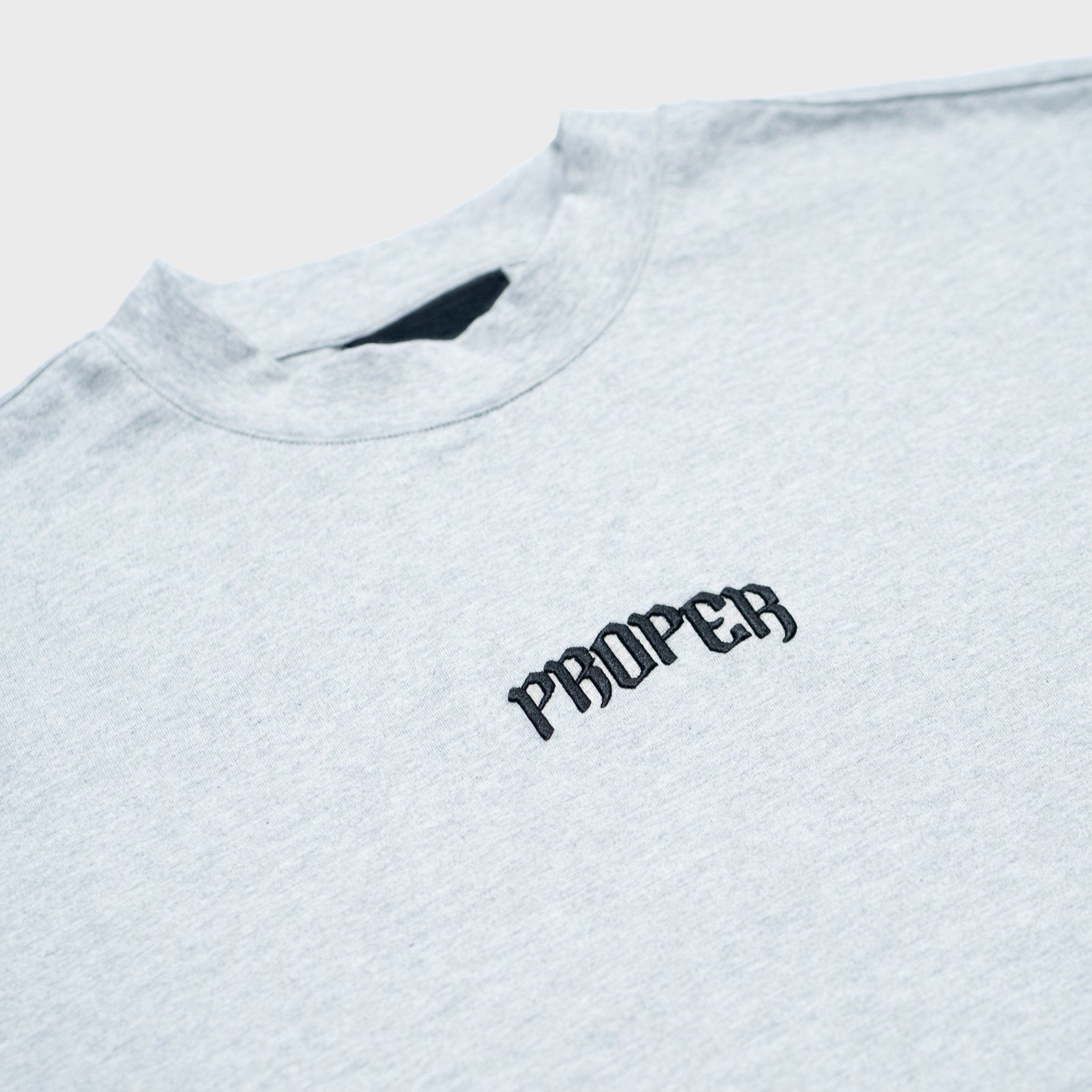 PROPER OVERSIZED OUTLINE TEE GREY - Proper Streetwear