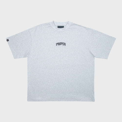 PROPER OVERSIZED OUTLINE TEE GREY - Proper Streetwear