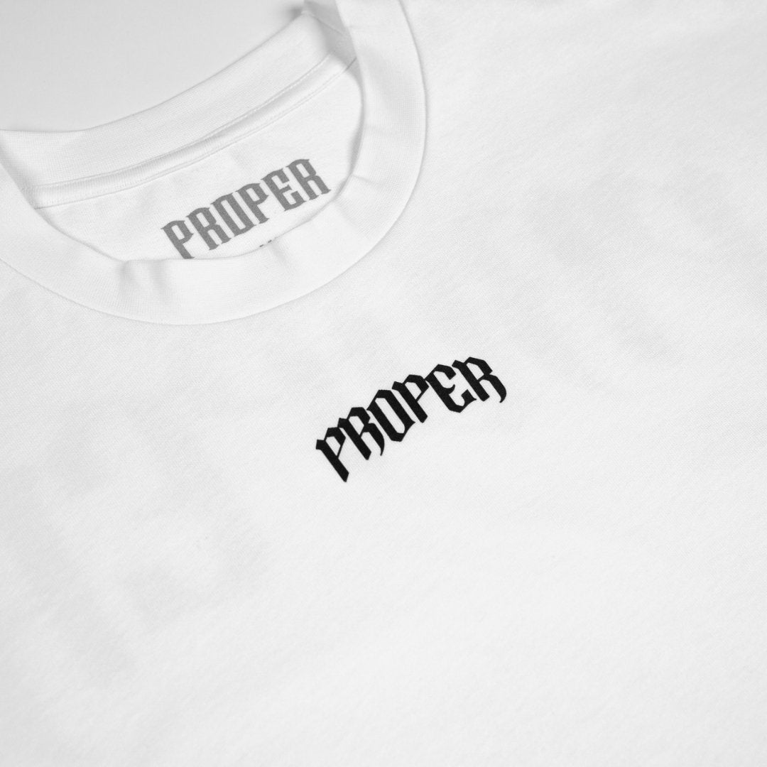 PROPER OVERSIZED TEE White - Proper Streetwear