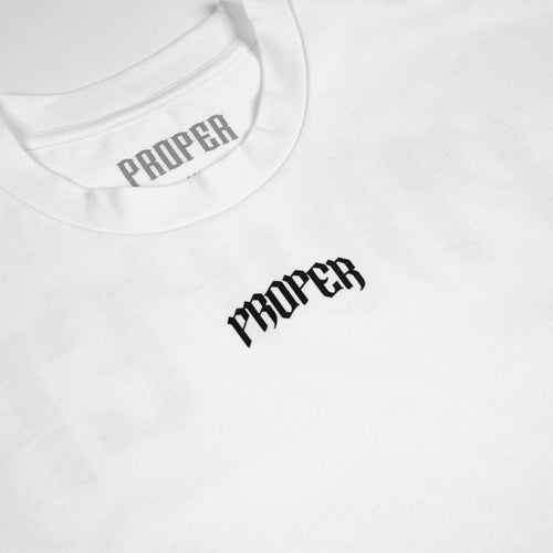 PROPER OVERSIZED TEE White - Proper Streetwear