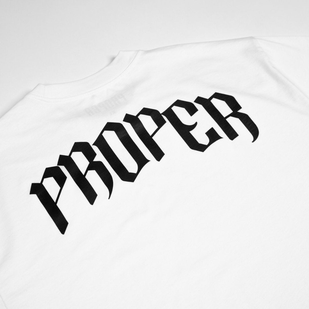 PROPER OVERSIZED TEE White - Proper Streetwear