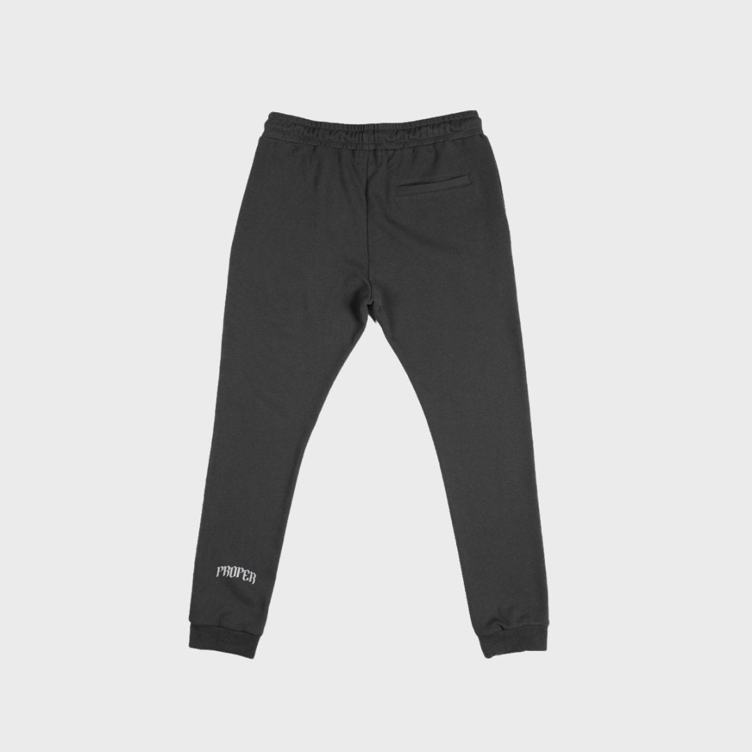 PROPER REFLECTIVE TRACKPANTS CHARCOAL - Proper Streetwear