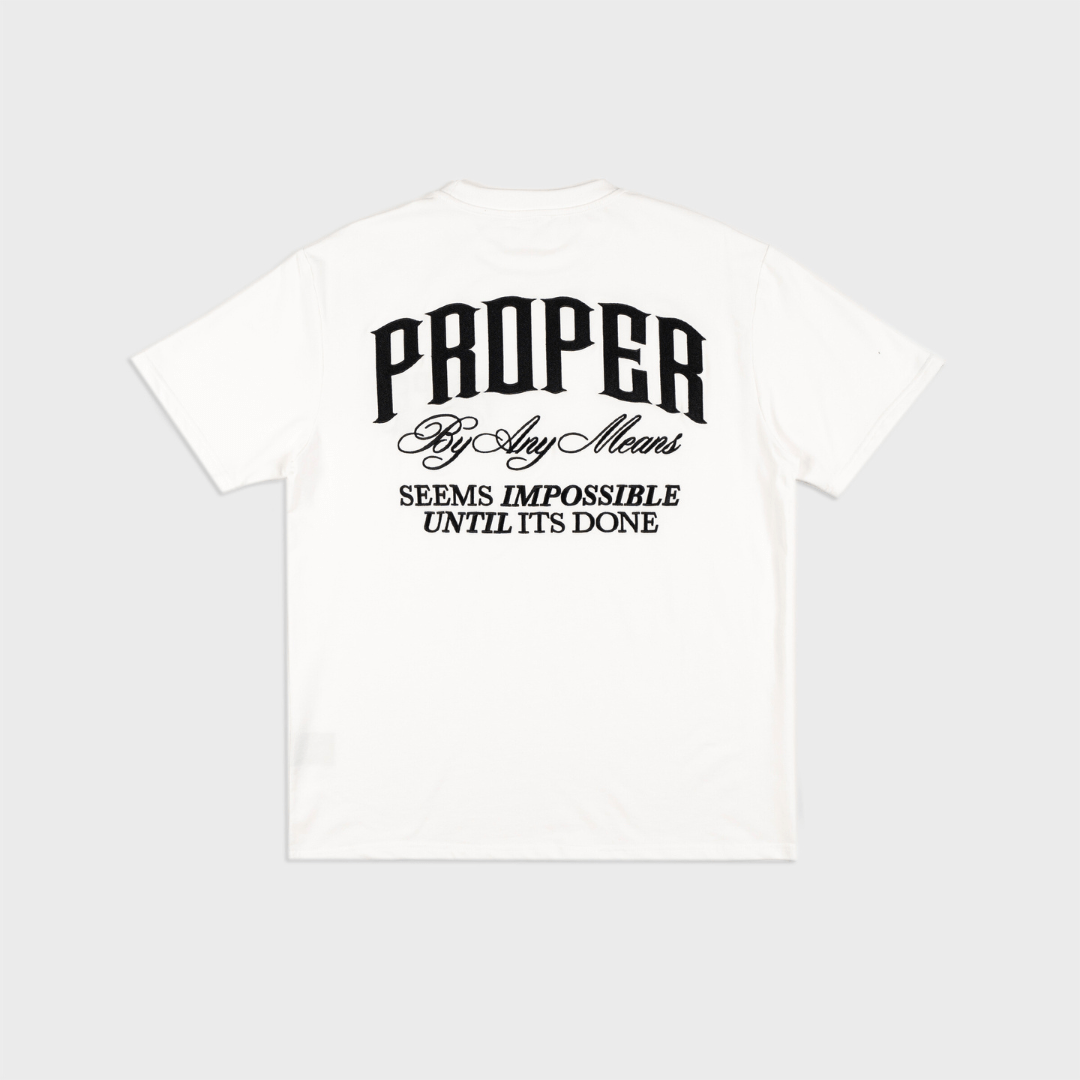 PROPER SCRIPTURE FITTED TEE - Proper Streetwear