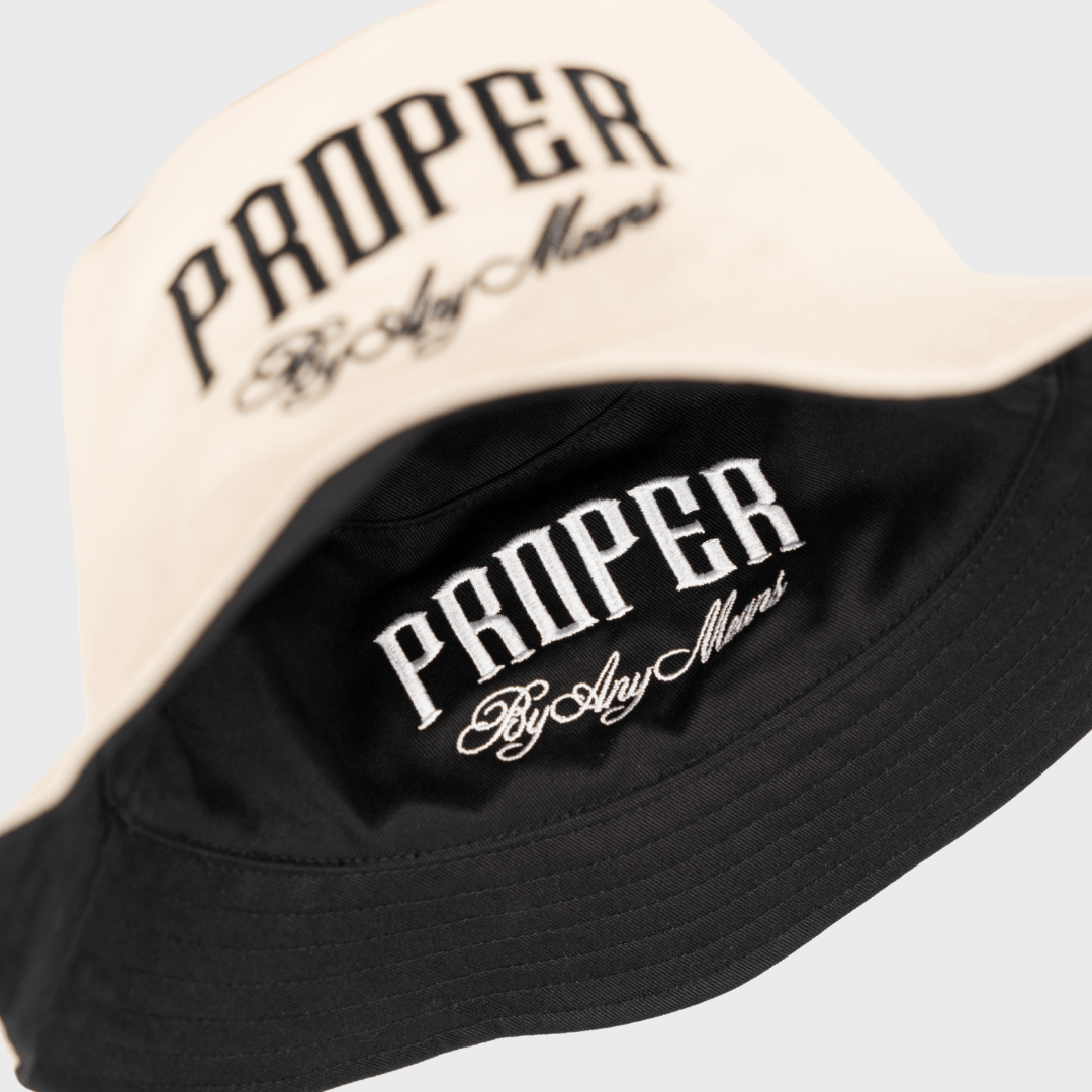 PROPER SCRIPTURE REVERSIBLE BUCKET HAT - Proper Streetwear