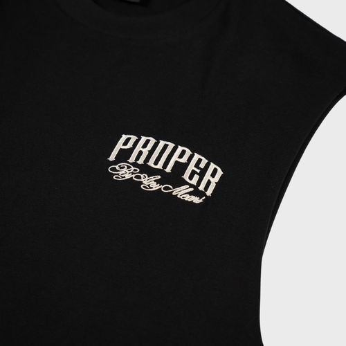 PROPER SCRIPTURE SINGLET BLACK - Proper Streetwear