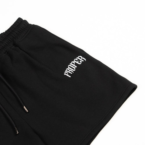 PROPER SHORTS BLACK - Proper Streetwear