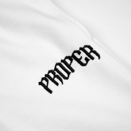 PROPER SHORTS WHITE - Proper Streetwear