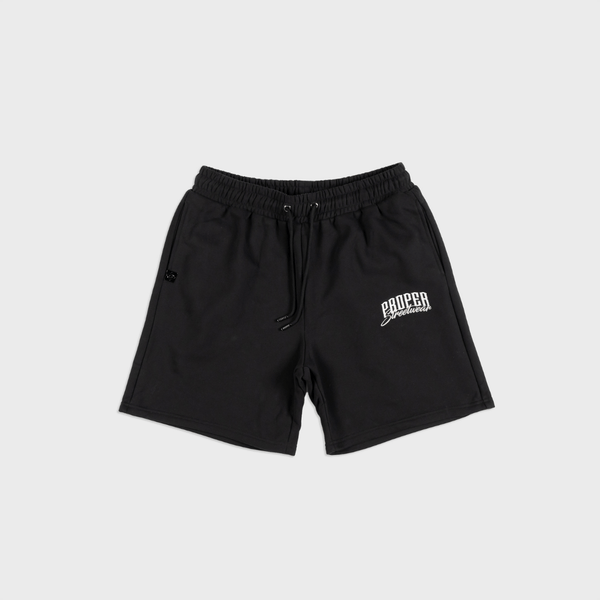 PROPER SIGNATURE SHORTS BLACK - Proper Streetwear
