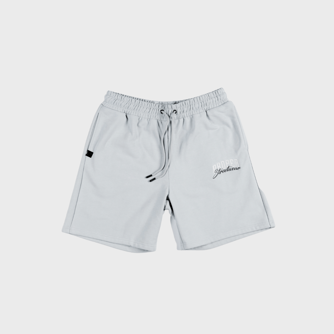 PROPER SIGNATURE SHORTS GREY - Proper Streetwear