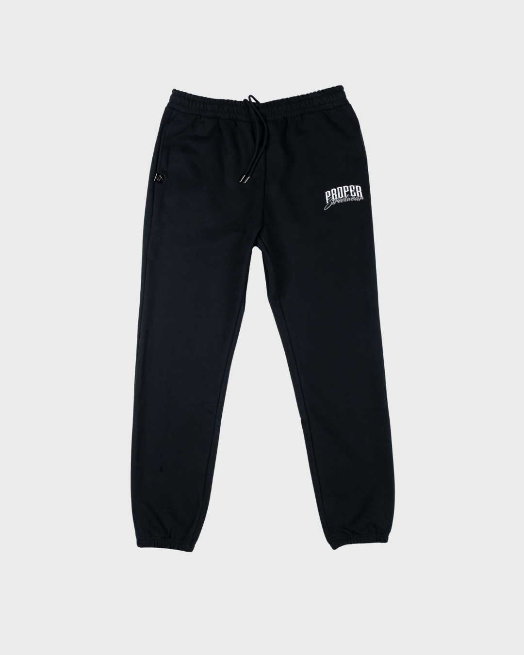 PROPER SIGNATURE TRACKPANTS BLACK/GREY - Proper Streetwear