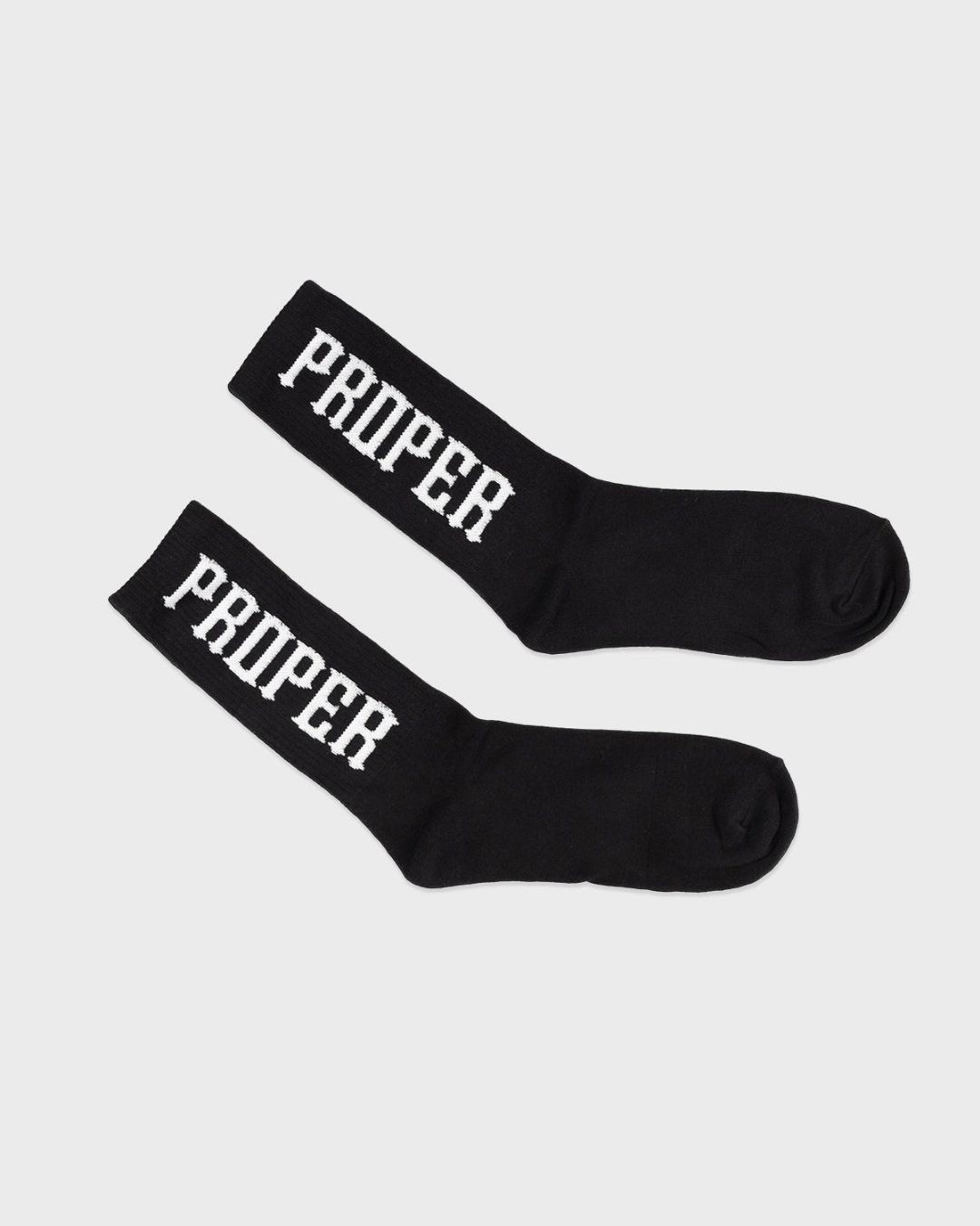 PROPER SOCKS B/W 2 PACK - Proper Streetwear