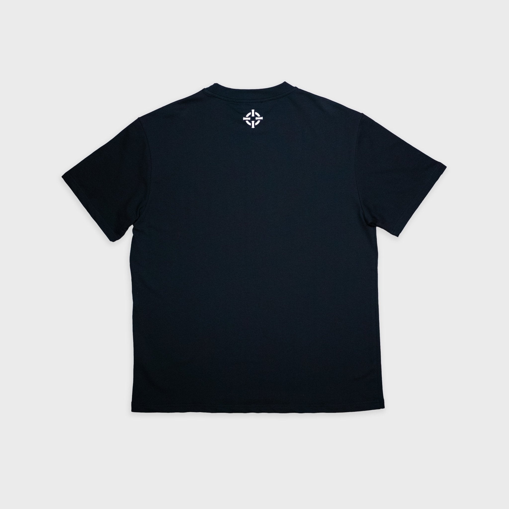 PROPER SPRAY FITTED TEE BLACK/WHITE - Proper Streetwear
