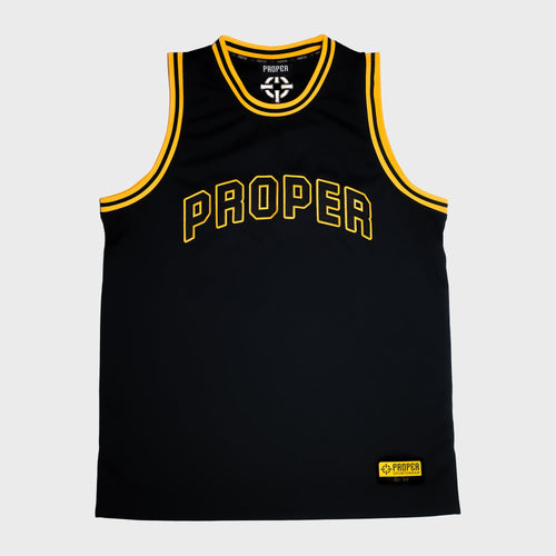 PROPER STREET JERSEY BLACK/YELLOW - Proper Streetwear