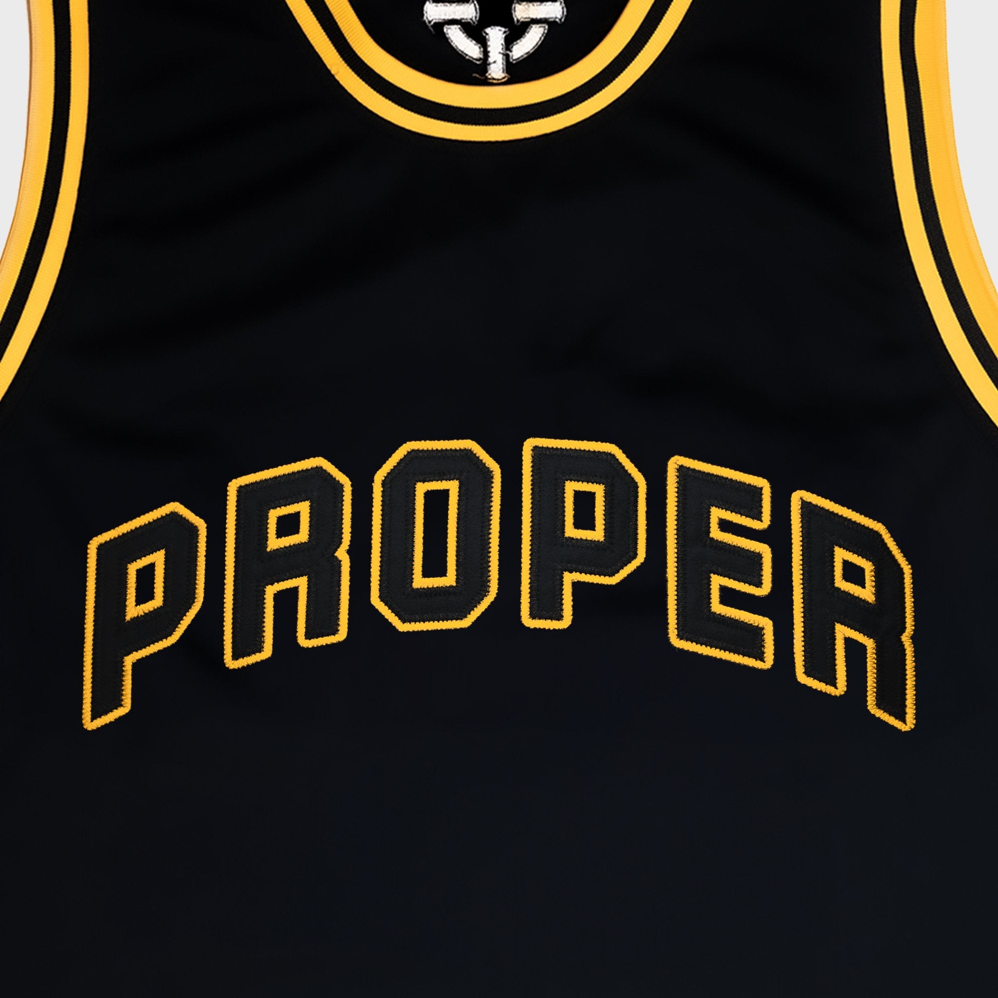 PROPER STREET JERSEY BLACK/YELLOW - Proper Streetwear