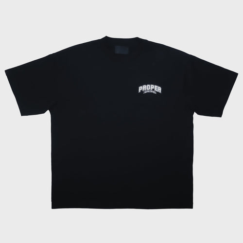 PROPER STREETWEAR OVERSIZED TEE BLACK - Proper Streetwear