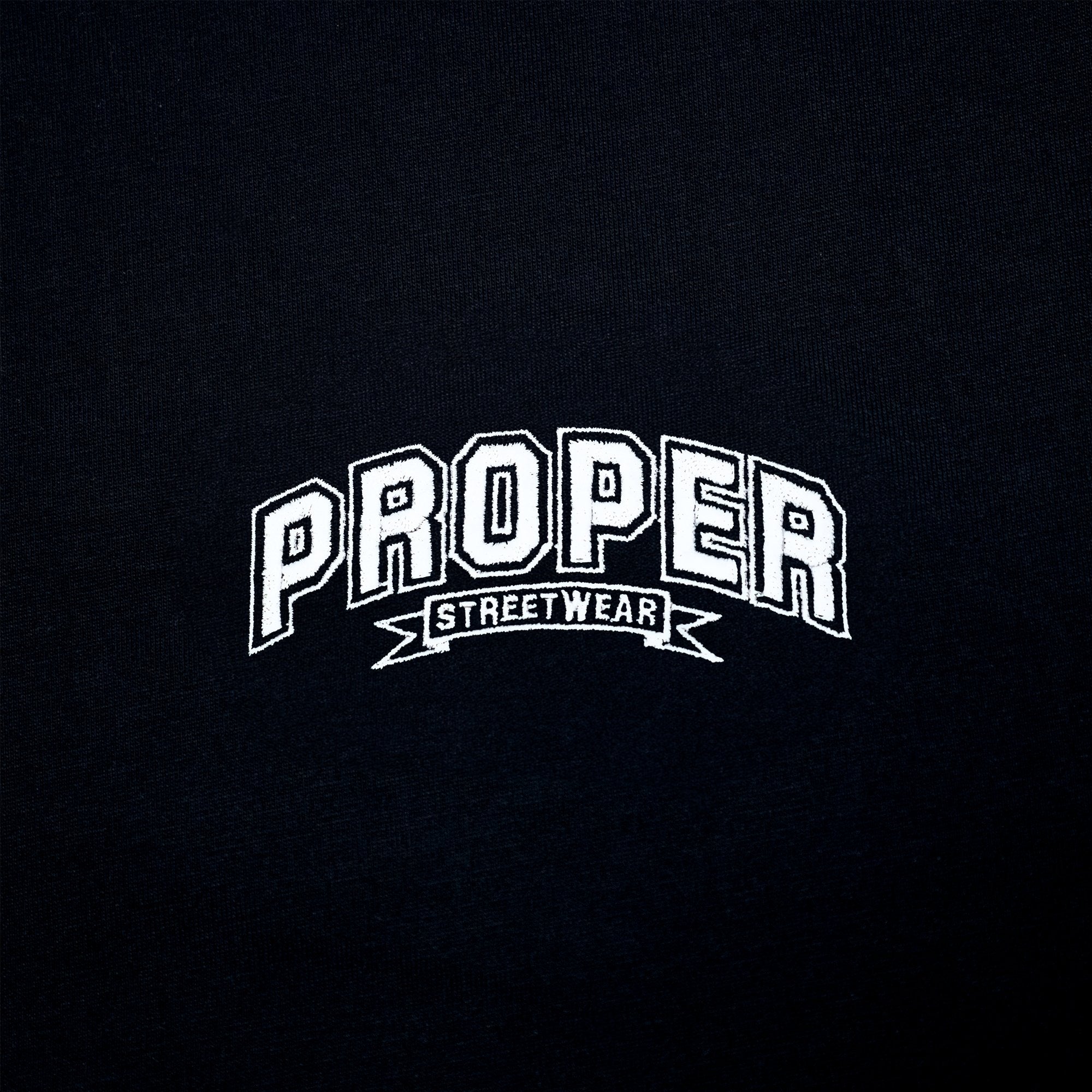 PROPER STREETWEAR OVERSIZED TEE BLACK - Proper Streetwear