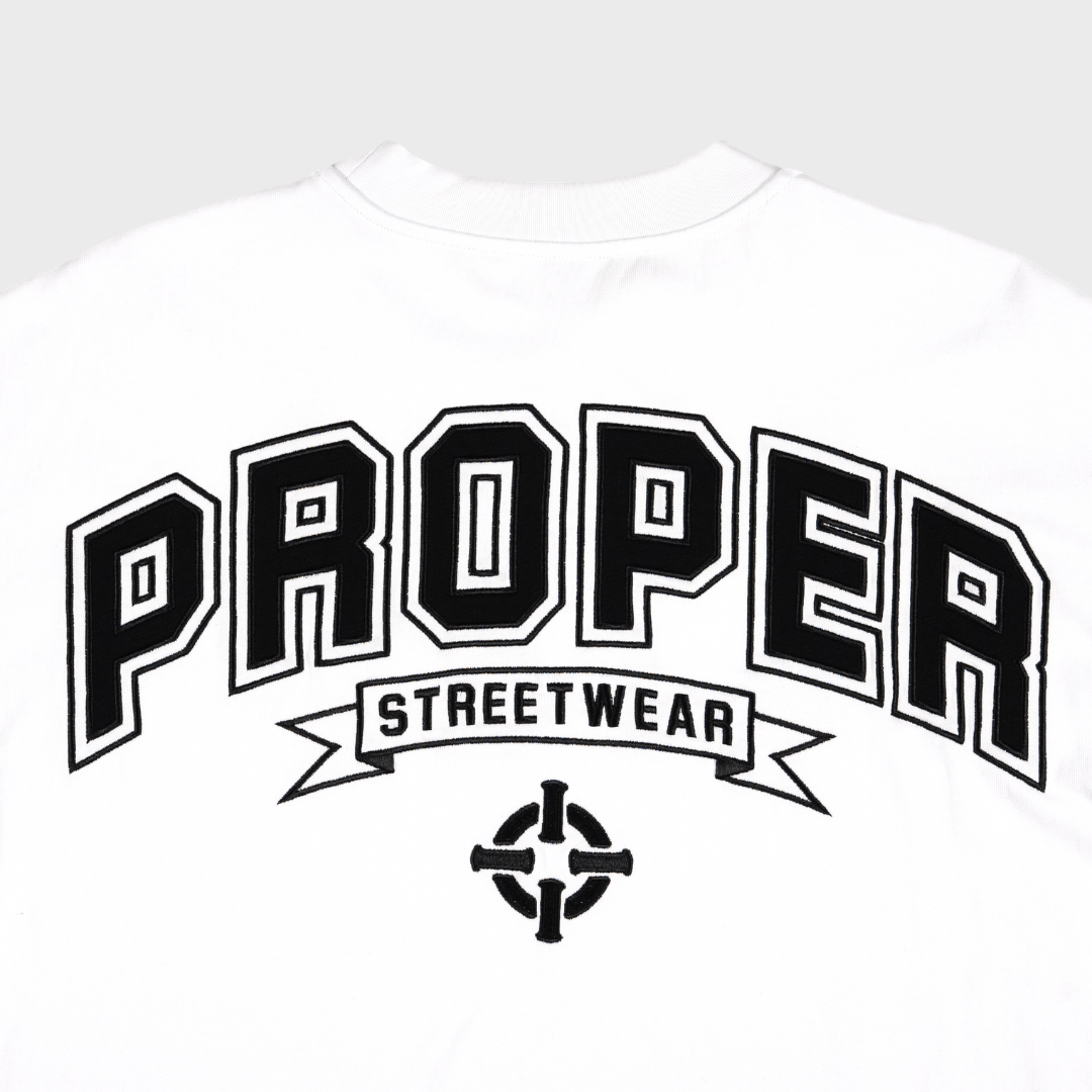 PROPER STREETWEAR OVERSIZED TEE WHITE - Proper Streetwear