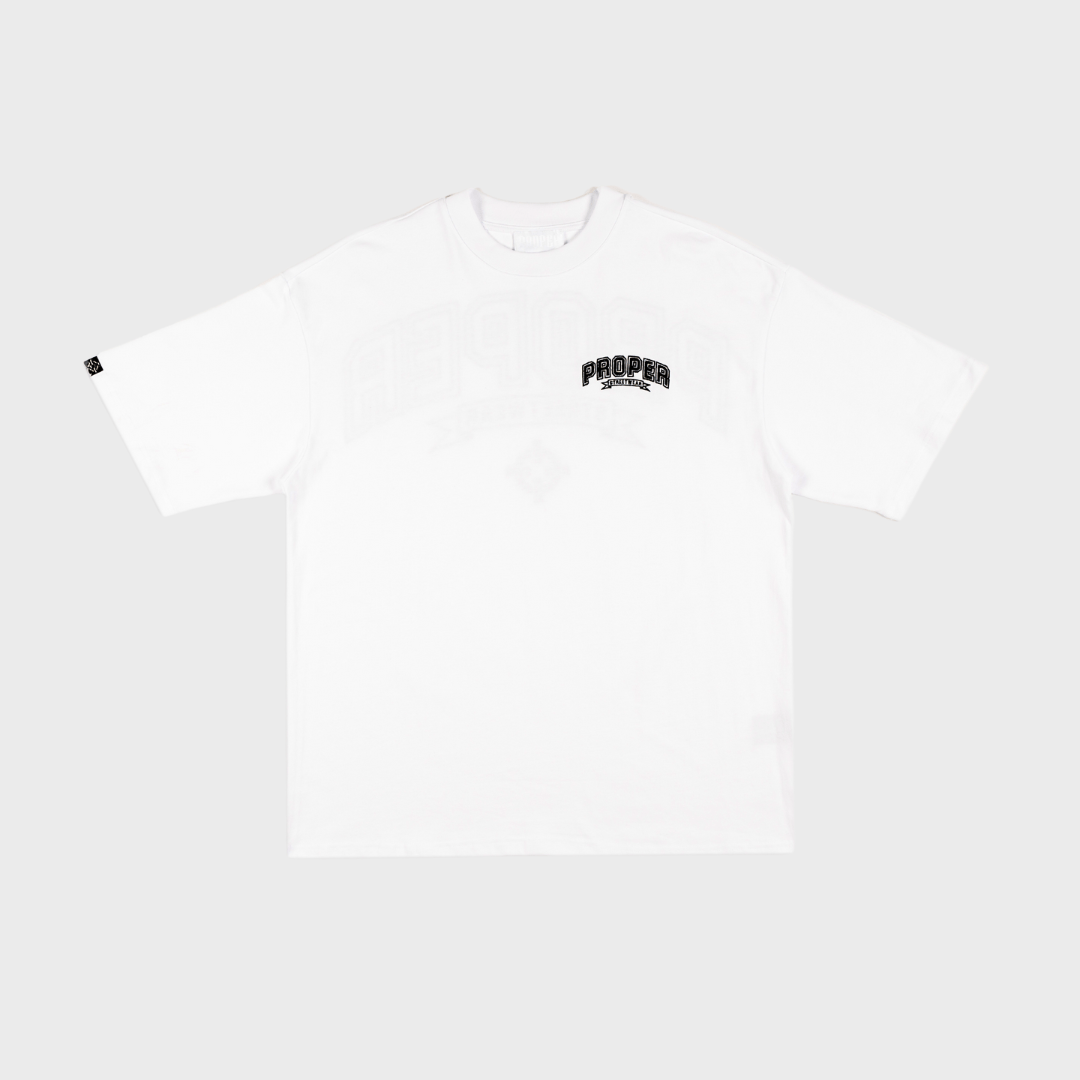 PROPER STREETWEAR OVERSIZED TEE WHITE - Proper Streetwear