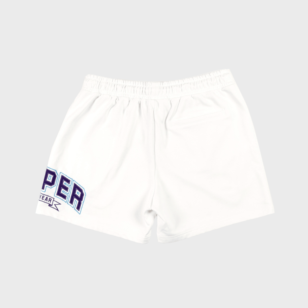 PROPER STREETWEAR SHORTS WHITE/BLUE - Proper Streetwear