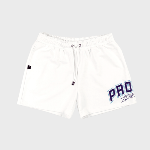 PROPER STREETWEAR SHORTS WHITE/BLUE - Proper Streetwear