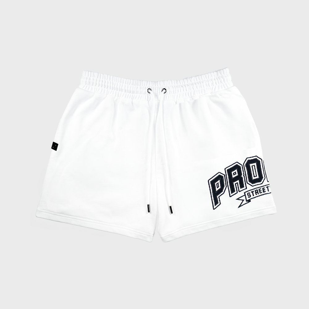 PROPER STREETWEAR SHORTS WHITE - Proper Streetwear