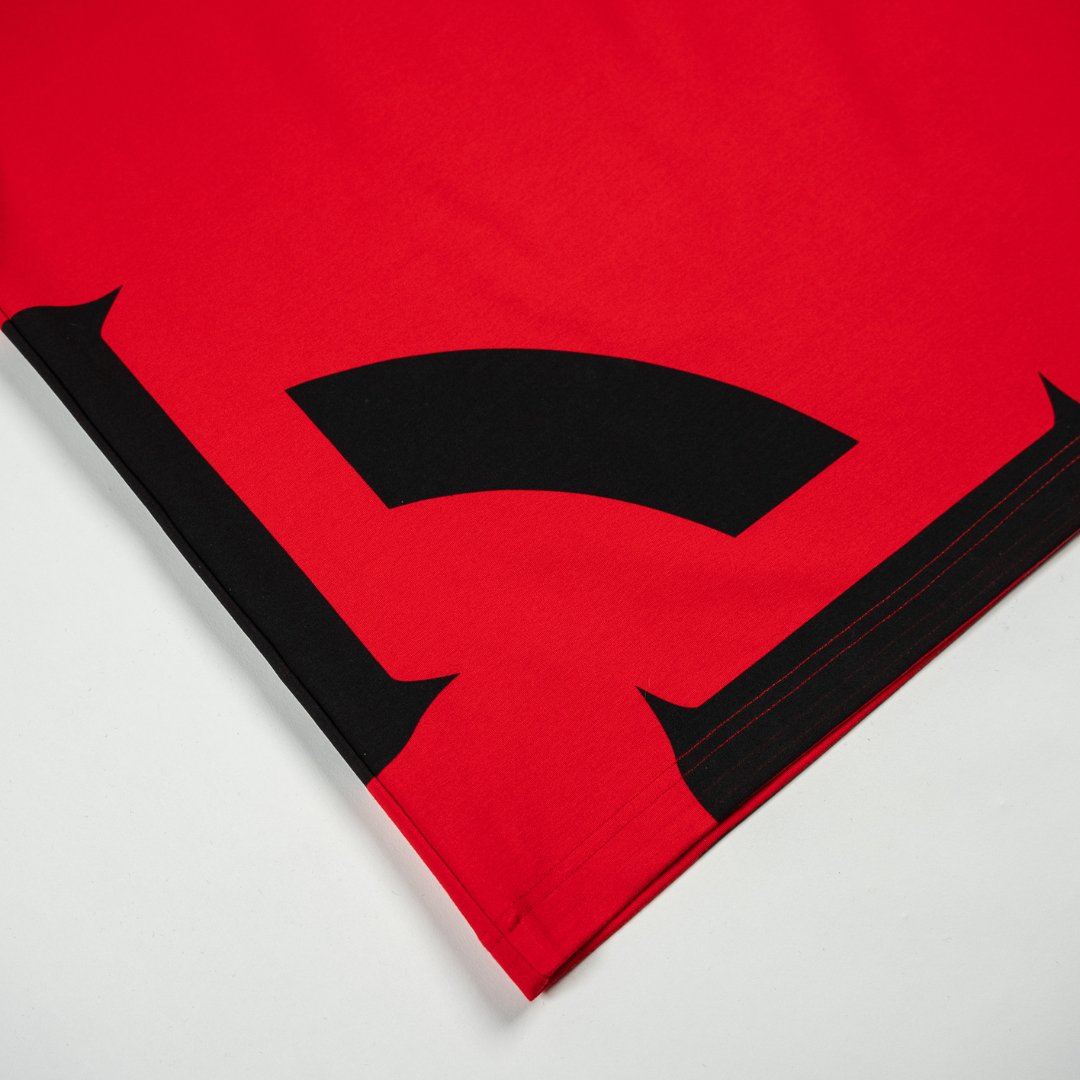 PROPER TARGET FITTED TEE RED/BLACK - Proper Streetwear