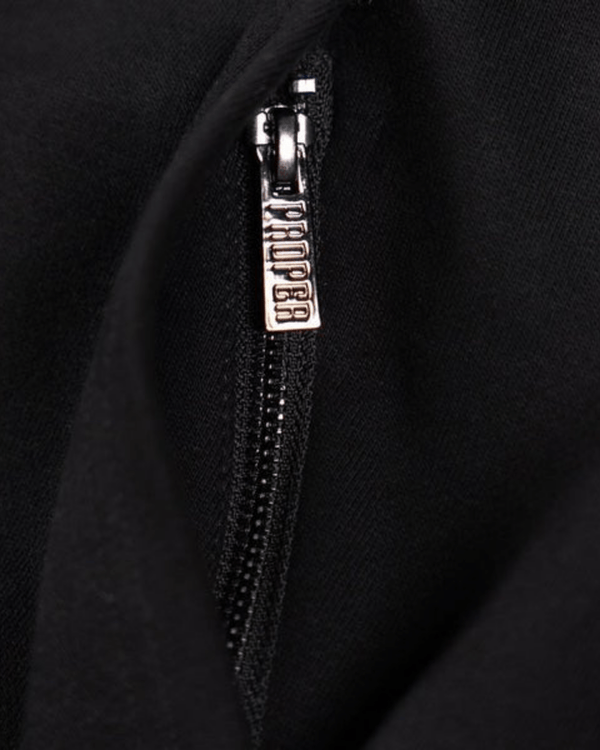 PROPER TARGET HOODIE BLACK/TIFFANY BLUE - Proper Streetwear