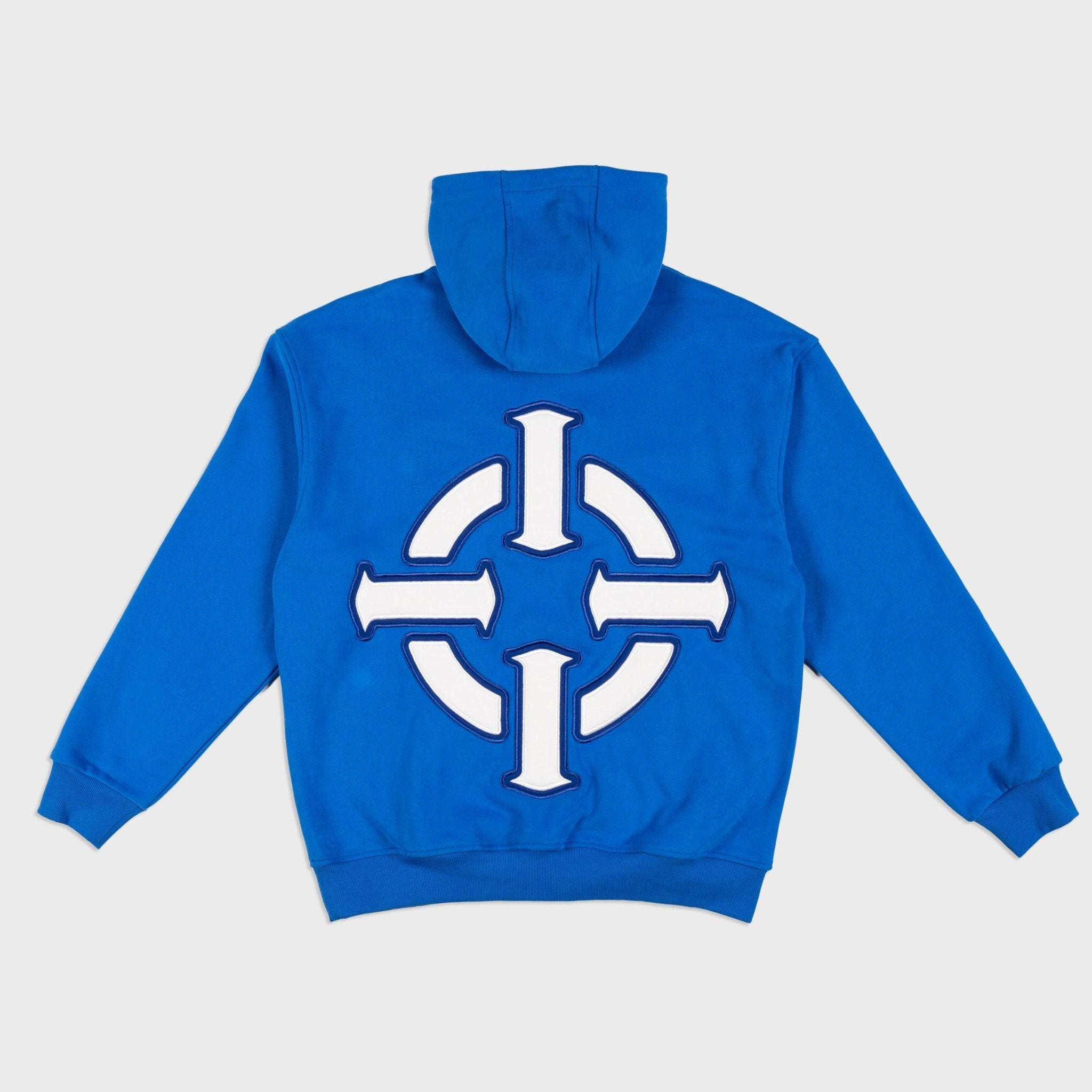 PROPER TARGET HOODIE BLUE/WHITE - Proper Streetwear
