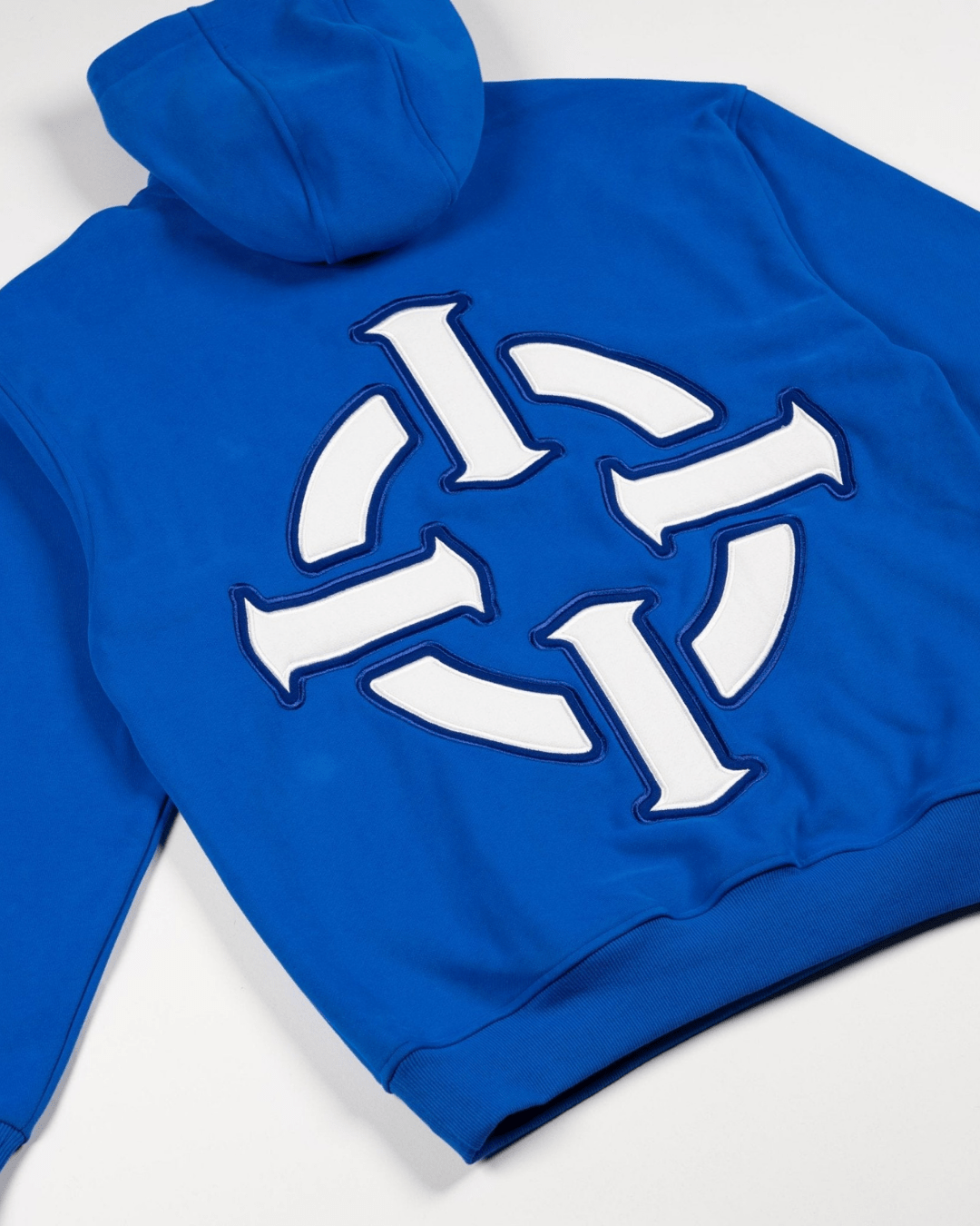 PROPER TARGET HOODIE BLUE/WHITE - Proper Streetwear