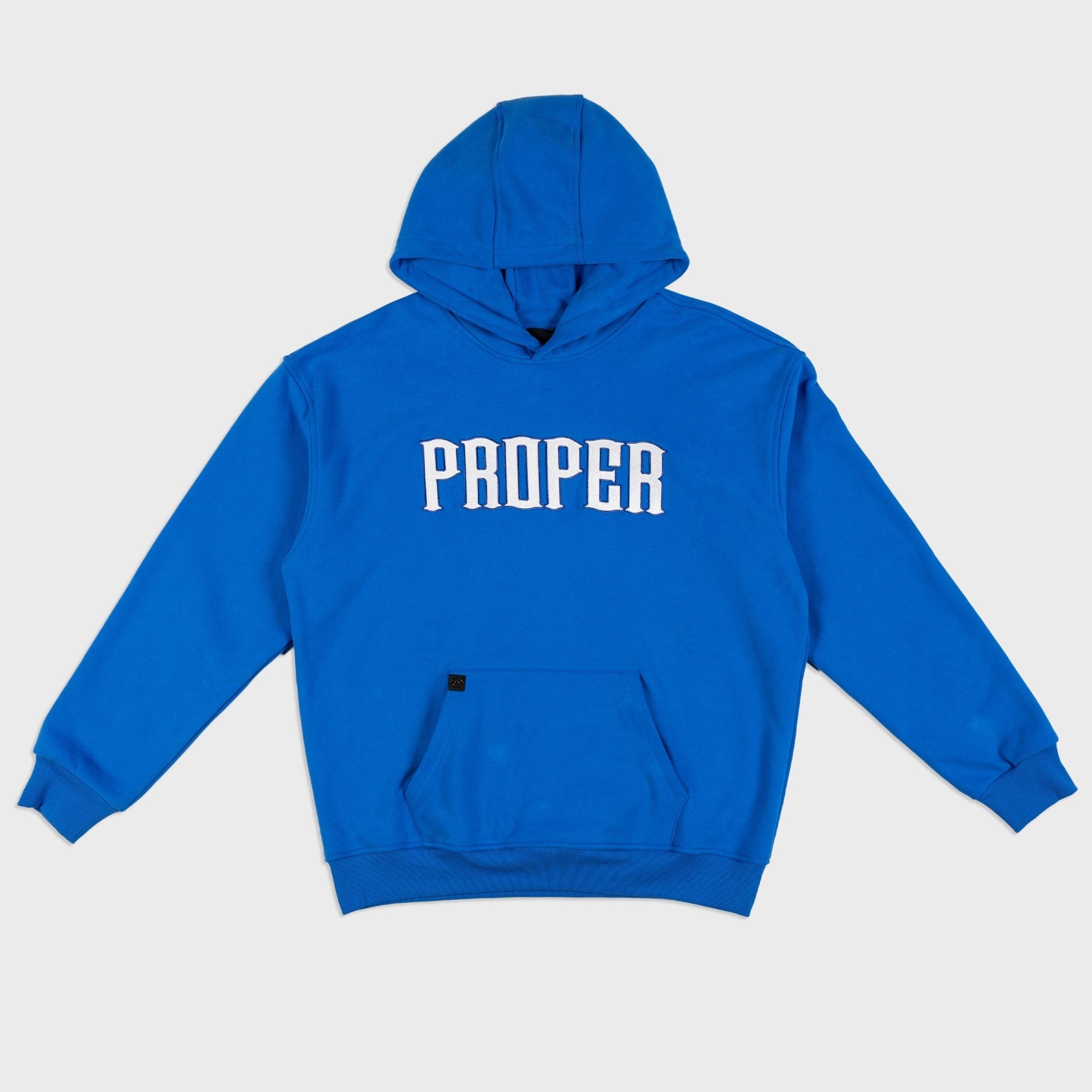 PROPER TARGET HOODIE BLUE/WHITE - Proper Streetwear